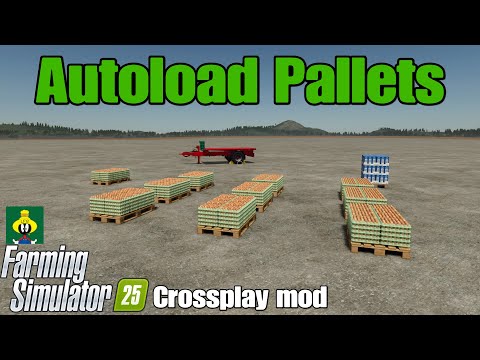 Autoload Pallets / FS25 crossplay mod