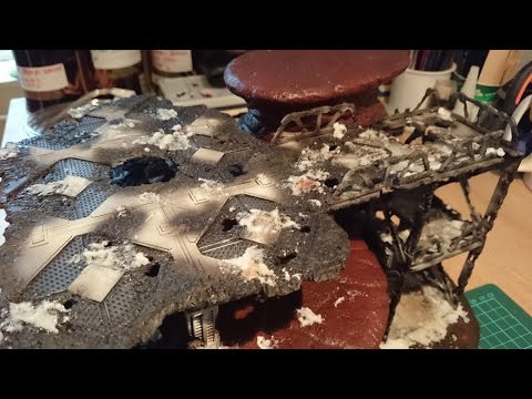 Adding Frozen Snow, Ice & Sludge to your Wargaming Terrain