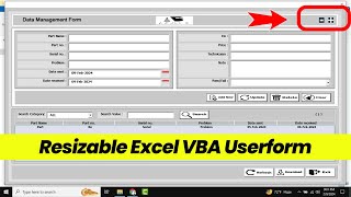 Download the video "Resizable Excel VBA Userform"