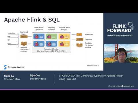 Sponsored Talk Continuous Queries On Apache Pulsar Using Flink Sql