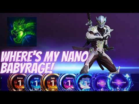 Genji Dragonblade - WHERES MY NANO BABYRAGE! - B2GM Season 5 (Masters)