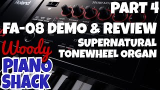 Roland FA-06/08 Demo & Review Part 04 - Hammond B3 Tonewheel Organ