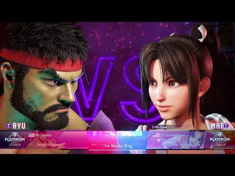 Street Fighter™ 6 Ryu vs Mai - Ranked Platinum 4 Stars
