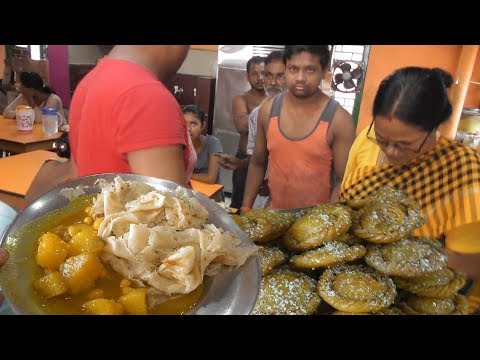 Special Petai Paratha 100 gram @ 12 rs | Indian Village Food Diamond Harbour Video