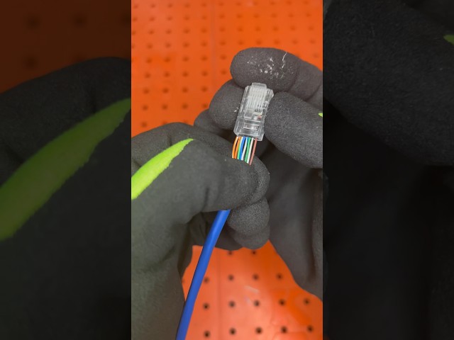 Vídeo relacionado con Leikurvo CAT7 Acoplamiento Keystone Módulo RJ45 15 Unidades, 10 Gbit/s Jack Módulo RJ45 Hembra Conector Conector Conector Blindado Keystone Enchufe de Red Cable Patch Cable Ethernet Cable de red Cable