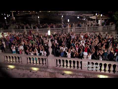 Eurovision Song Contest 2010 - Eurodance Flashmob (Madcon - Glow) 1920x1080 [HD]