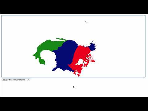 D3 and Map Projections - D3.js v3 Tutorial