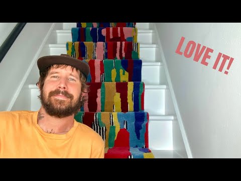 Finished The Stairwell With A Trish Andersen Stair Runner