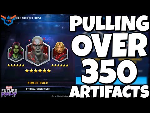 PULLING OVER 350 ARTIFACTS | MARVEL FUTURE FIGHT