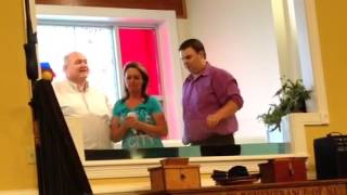 Baptizing by Johnny Reeves and Andrew Shirah  from Love Free Will Baptist Church