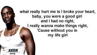 Akon - Lonely Lyrics Akon - Lonely Lyrics
