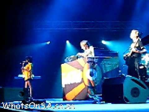 Monique Hellenberg with Goldfish at the Grand Arena