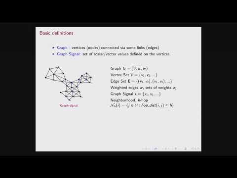 GRAPH SIGNAL PROCESSING FOR MACHINE LEARNING APPLICATIONS: NEW INSIGHTS AND ALGORITHMS