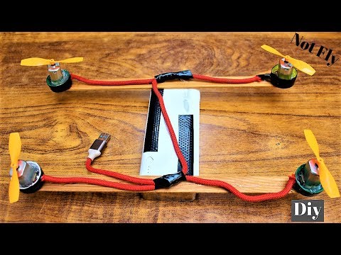 How To Make Drone Sumsung Power Bank Using 4 Dc Motor 🔥 Video