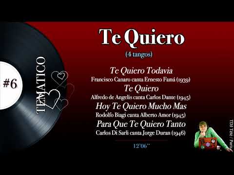Tematico#6 - Te Quiero /  (4 tangos) / TDJ Tété (Etienne Buraud - Paris)