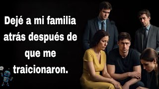 Dejé a mi familia después de que me traicionaron