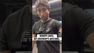 Nobody cares but everybody's watching