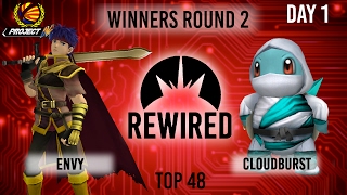 Rewired 2016: Envy (Ike) vs Cloudburst (Squirtle) R2 Pro Bracket