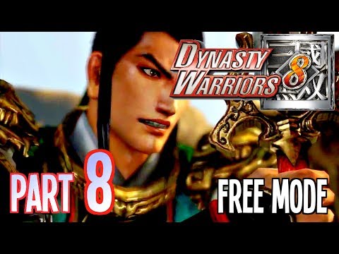 Dynasty Warriors 8 "Free Mode" Walkthrough - Part 8 Yellow Turban 1080p Ps3