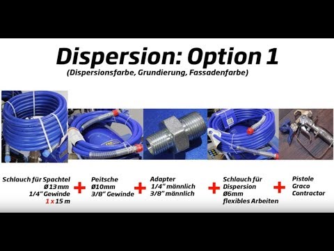 Farbe oder Spachtel - richtige Ausstattung für die Graco Mark VII
