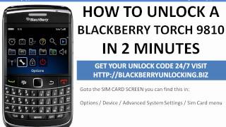 how to unlock a blackberry torch 9810 using a mep mep2 unlock code