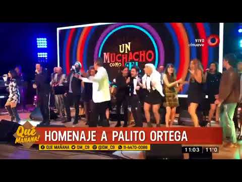 The emotional tribute to Palito Ortega