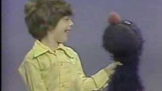 Classic Sesame Street - Grover and Chris with STOP sign