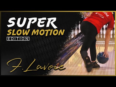 Francois Lavoie Super Slow Motion Bowling Release (So Smooth!)