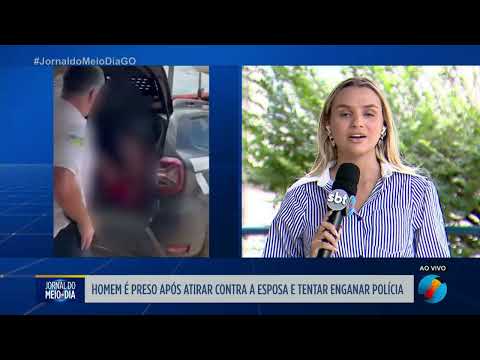 Homem é preso após atirar na mulher em Nova Iguaçu de Goiás