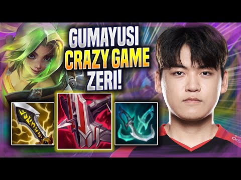 GUMAYUSI CRAZY GAME WITH ZERI! - T1 Gumayusi Plays Zeri ADC vs Yasuo! | Season 2022