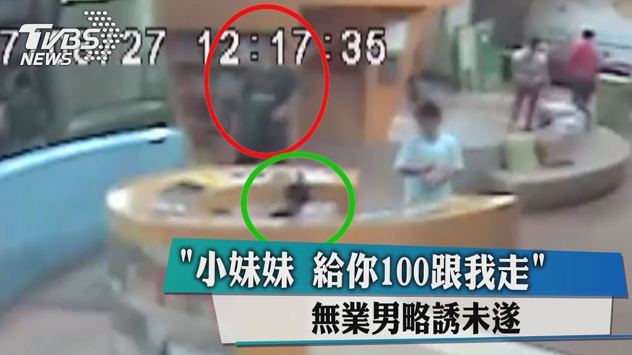 「小妹妹,給你100跟我走」 無業男略誘未遂