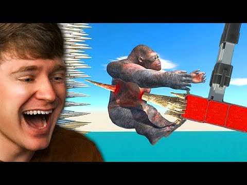 SPIKE HAMMER TRAP vs DINOSAURS in ARBS! (Reaction)