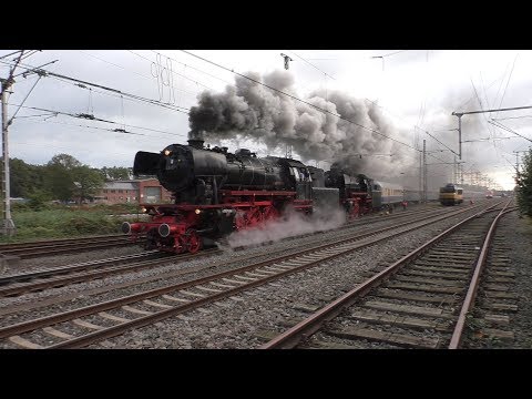 23 071 & 23 076  mit dem Internationalen  Dampfschnellzug nach Amsterdam   28.09.2019 (HD)