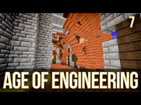 Water Wheel Immersive Engineering | Age of Engineering | Episode 7