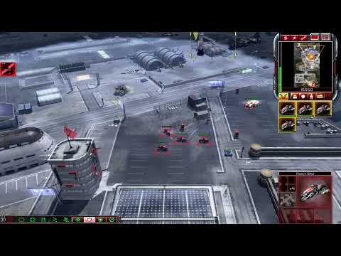 C&C 3 Tiberium Wars NOD Act 1 Mission 1 Andrews Air Force Base no commentary