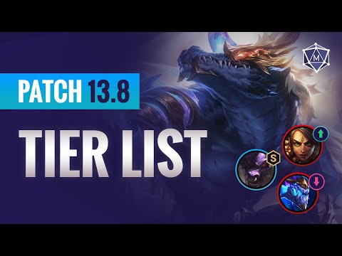 NEW Patch 13.8 TIER LIST for League of Legends Season 13