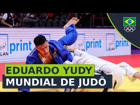 MUNDIAL DE JUDÔ DOHA 2023 - Eduardo Yudy (81kg) vence Zhubanazar (Cazaquistão) na estreia