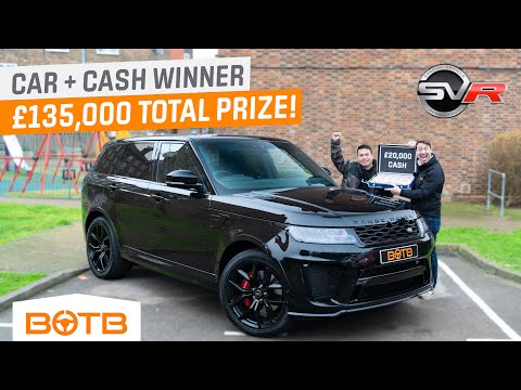 “I Had A Dream” 567bhp New Range Rover SVR + £20,000 Cash Winner Reynaldo Mendoza! | BOTB Winner