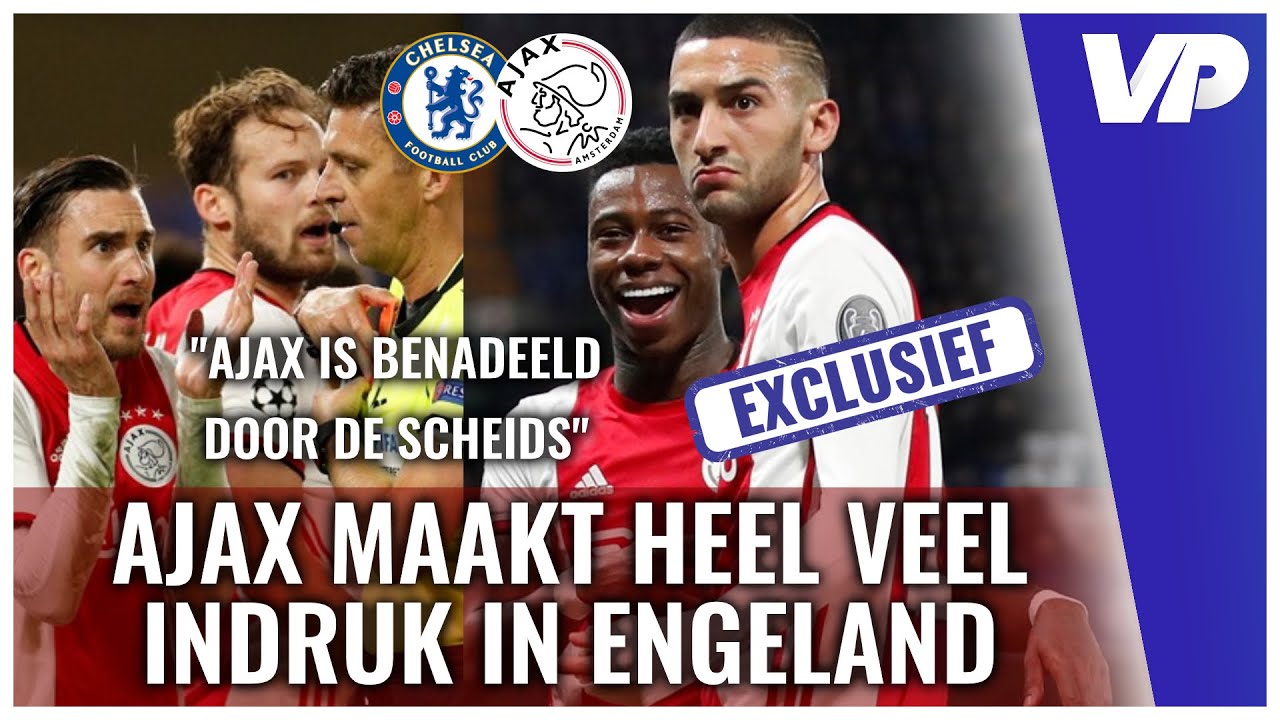 Thumbnail for article: Engelse journalisten leven mee met Ajax: 'Vooral eerste kaart Blind leek licht'
