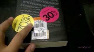 Tutorial: How to remove pesky price stickers from books! :)