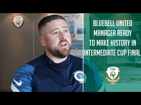 INTERMEDIATE CUP FINAL | Bluebell United Manager Shane Dolan ready to make history