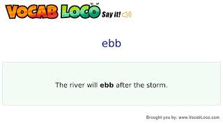 Video thumbnail for ebb