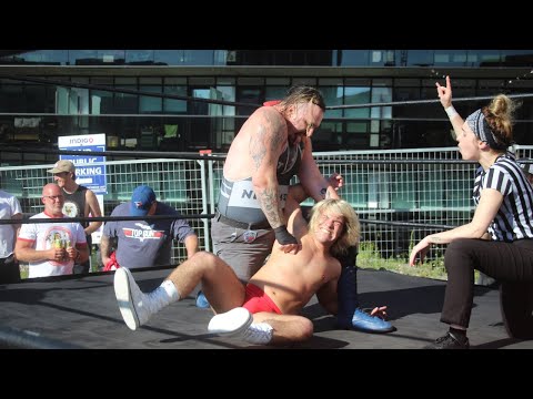 Justin Newhook vs Rudy Lockhart - Pro Wrestling Unleashed - August 12th 2023 - Propeller Arcade