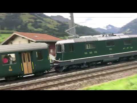 DSF Re 4/4 II 11173 bei Frutigen