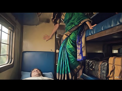 "Saree-Clad Woman Steps Down Onto Sleeping Man | Unique Train Moment"