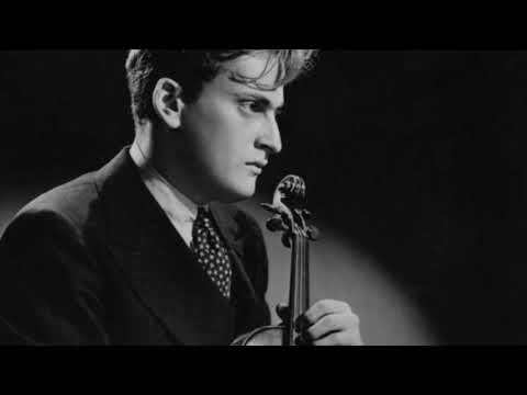 Yehudi Menuhin at the age of 19 Years Old; Playing Wieniawski