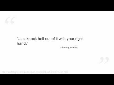 Tommy Armour Quotes