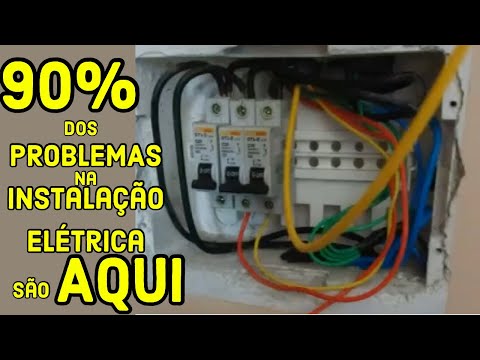 90% dos PROBLEMAS Na Instalação ELÉTRICA são AQUI