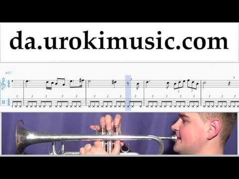 Lær At Spille Trompet Schubert - Ave Maria Uddannelse Metode Del 2 um-b246