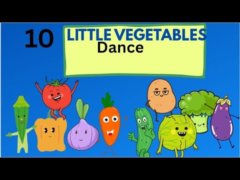 10 little vegetables/ learn vegetables with nursery Rhyme and kids fun song